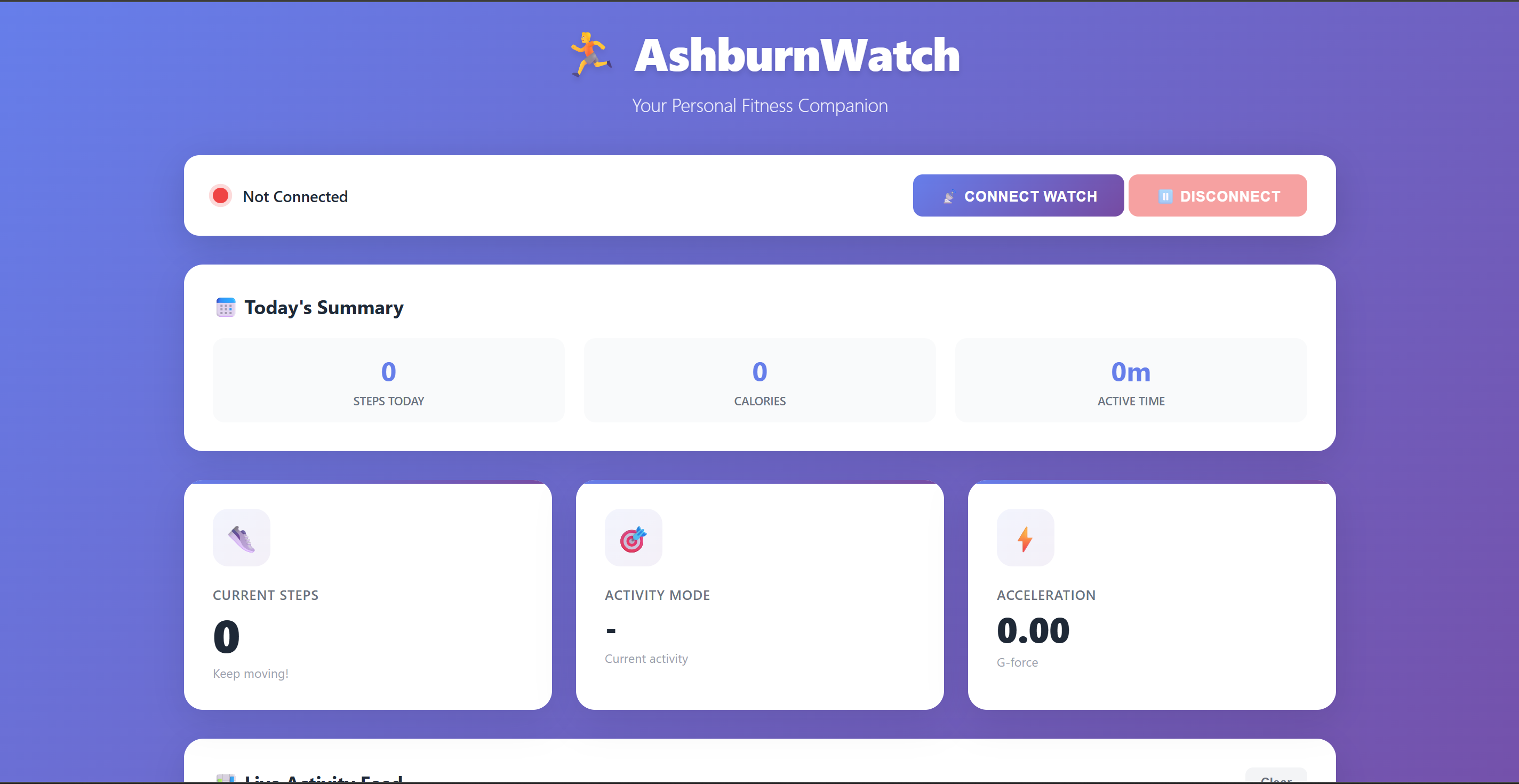 Ashburn Watch Dashboard